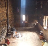 Intérieur d'une cuisine traditionnelle berbère